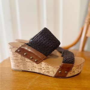 Crown Vintage Cork Heel Wedge